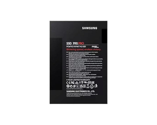 Samsung 990 PRO M.2 NVMe PCIe 4.0 SSD Samsung 990 PRO M.2 NVMe PCIe 4.0 SSD